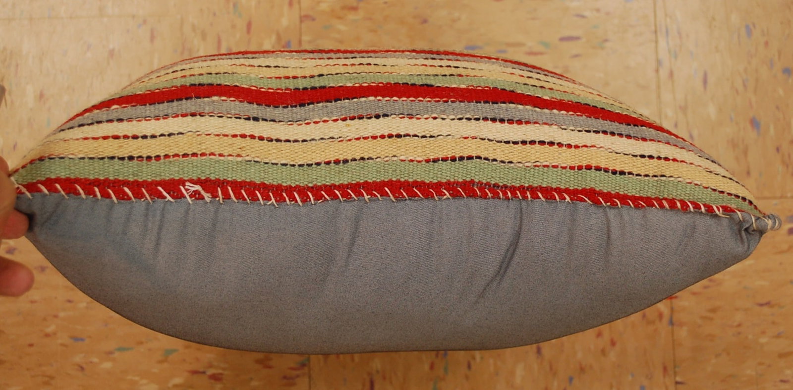 Hand-Made Pillow Cushion Rug 1'6" x 1' 8" - 5