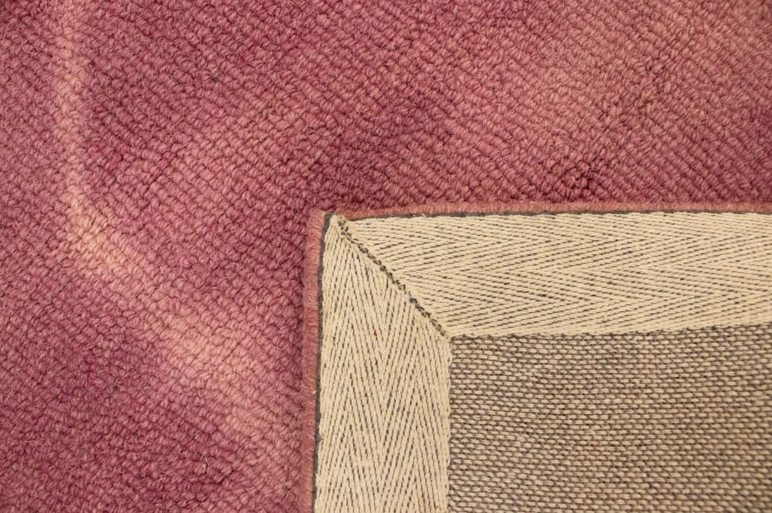 Deep Blush Tie-Dye 5X8 Hand-Tufted Modern Rug - 12