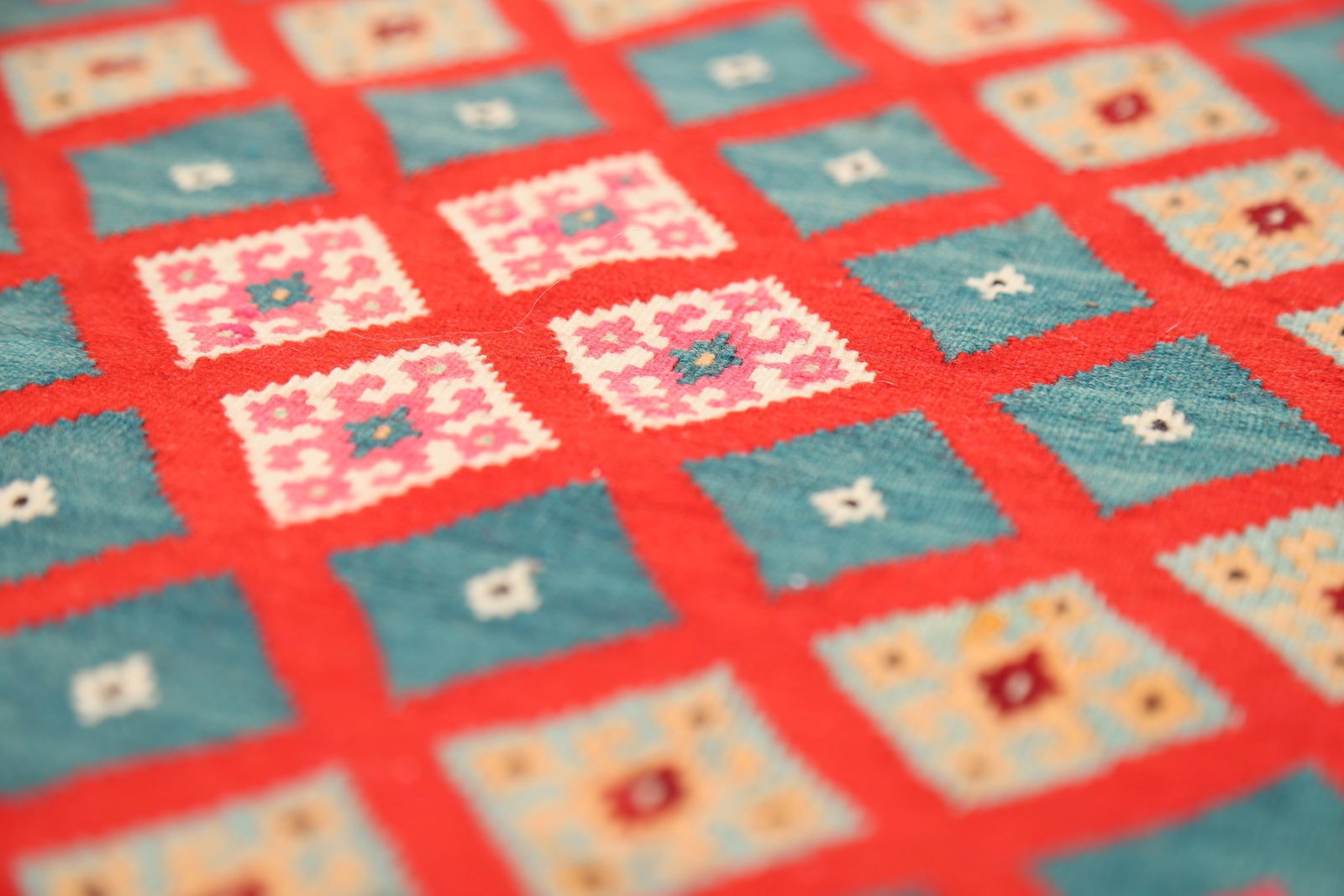 Pre-1900 Vegetable Dye Silk Kilim Persian Runner Rug 3x17 - 10