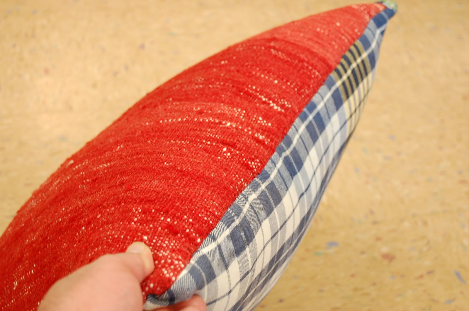 Hand-Made Pillow Cushion Rug 1'6" x 1' 8" - 3