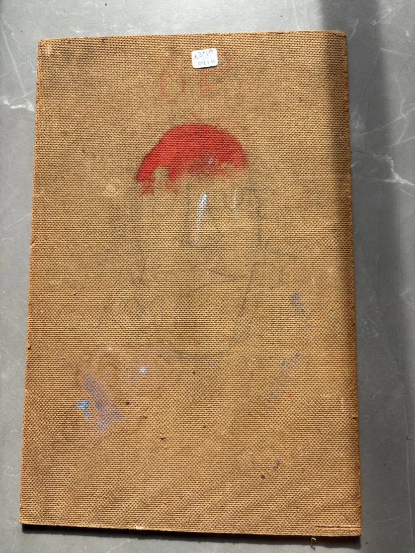 Landscape, Nature, River, Mountain, Spring Painting Antique Original Signed - 8