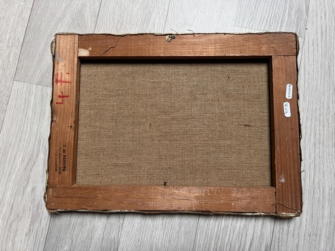 Landscape, Maritime, Boats, Sea, Waves - Antique Original Painting signed - 8