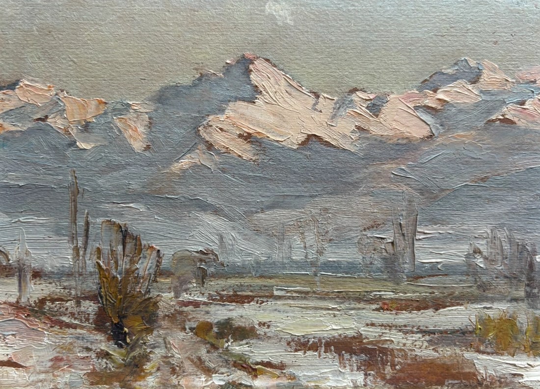 Marcel MERGIER (1884-1974) Mountain Landscape - Antique Original Painting: Title: Marcel MERGIER (1884-1974) Mountain Landscape - Antique Original Painting Description: Oil on cardboard 16 x 22 cm Reserve: $200.00 Shipping: Domestic: Flat-rate of $29 to anywhere w