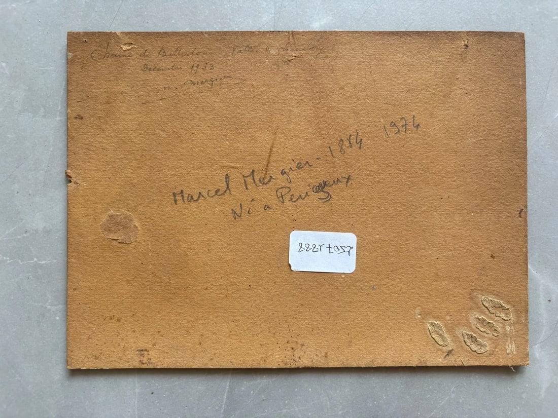 Marcel MERGIER (1884-1974) Mountain Landscape - Antique Original Painting - 7