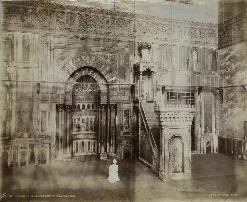 Vintage Photographs Gabriel LEKEGIAN Sultan Hassan Mosque Egypt c. 1880 - 8