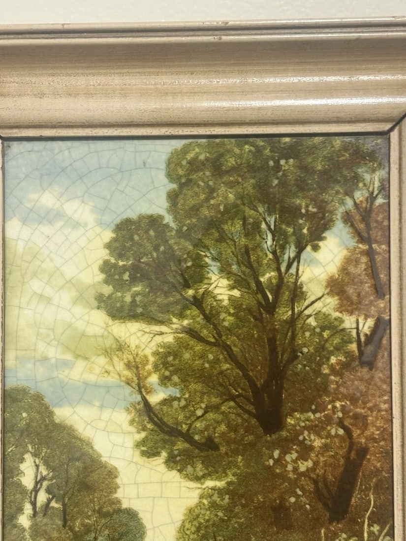 Rare Mintons Hand Painted Framed Tile - 3