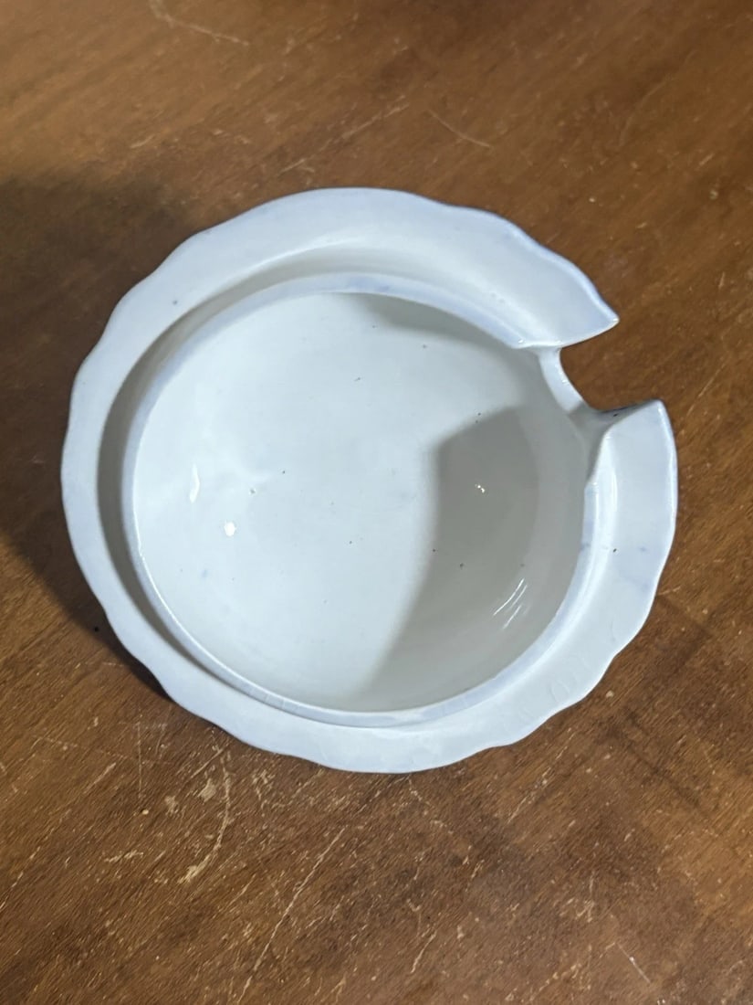 3pc Flow Blue Sauce Tureen - 6