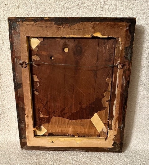 19th C. Cut Silhouette of 2 Girls & Dog - 6