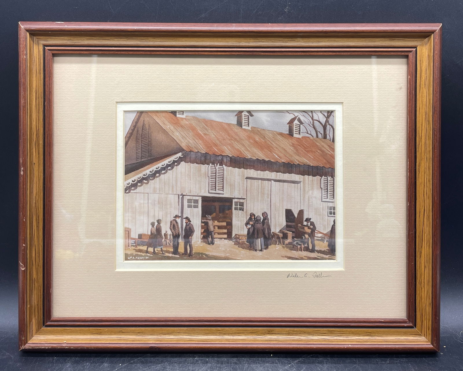 WM WILLIAM A FALKLER YORK PA SIGNED FRAMED: Date/Period: UNKNOWNDimension: framed size approx 13 x 10.75Material: mixed materialsAdditional Information: FRAMED ART PRINT WM WILLIAM A FALKLER YORK PA SIGNED Shipping:Domestic: Flat-rate of