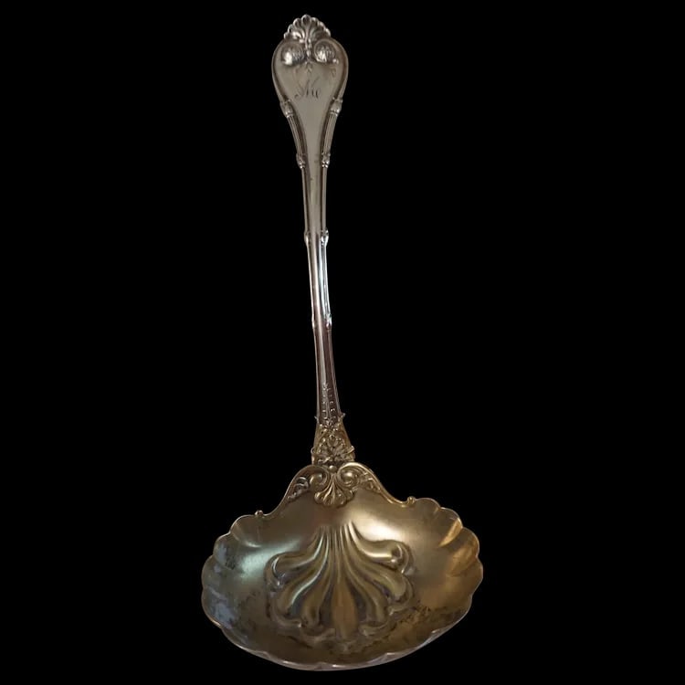 Rare Whiting Sterling Silver Ladle - Scalloped Pattern (1 of 1)
