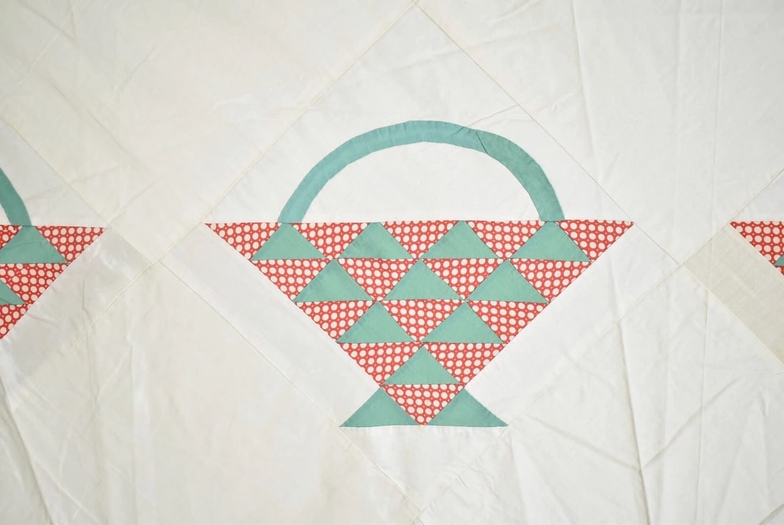 1930's Baskets Quilt Top - 3