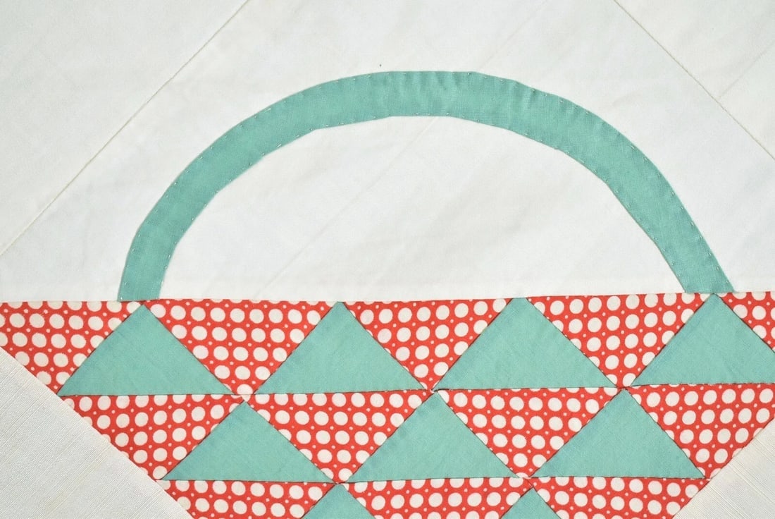 1930's Baskets Quilt Top - 4