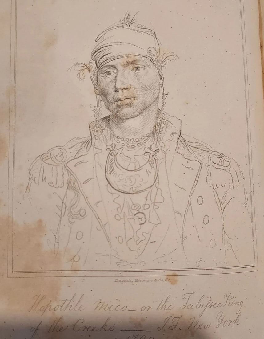 John Trumbull Book 1841 Map Lake George Champlain Drawings - 8