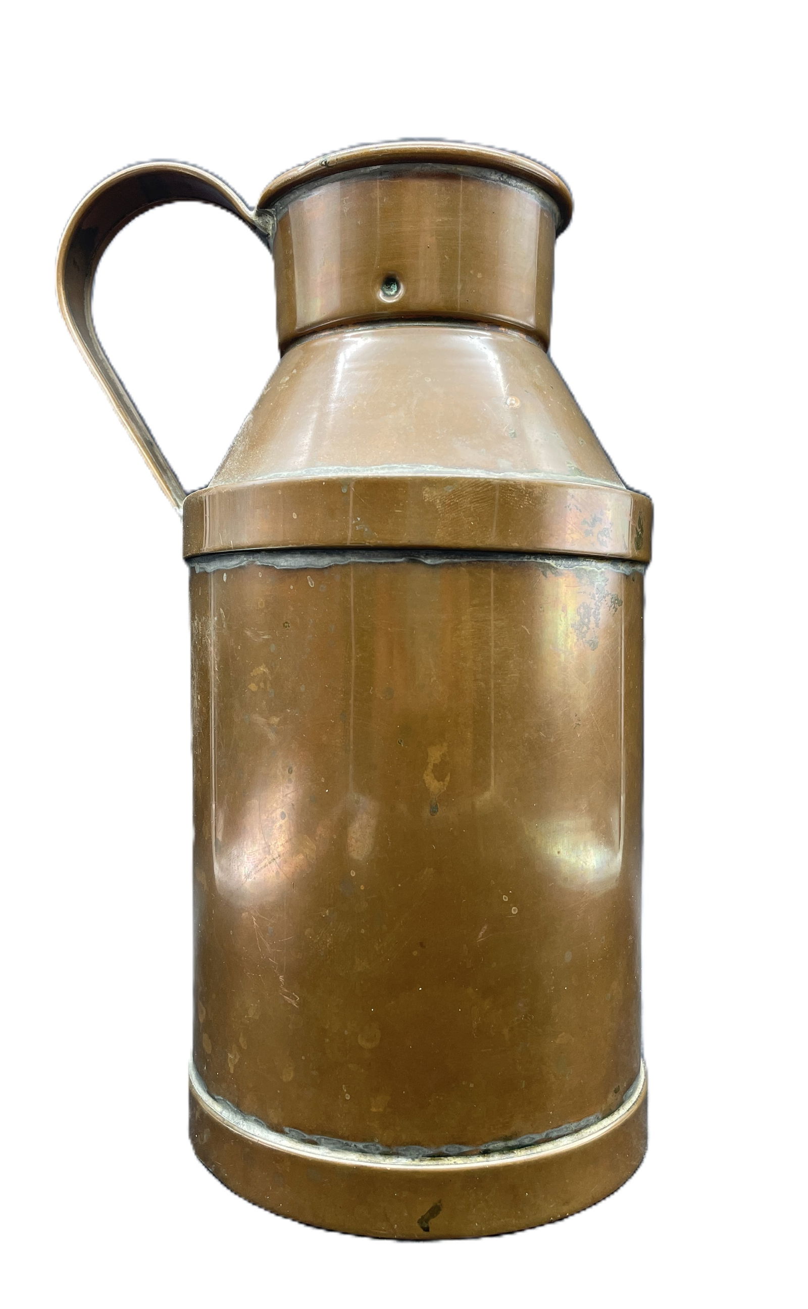 COPPER Milk Can Cream H. E. Wright Boston Mass (1 of 8)