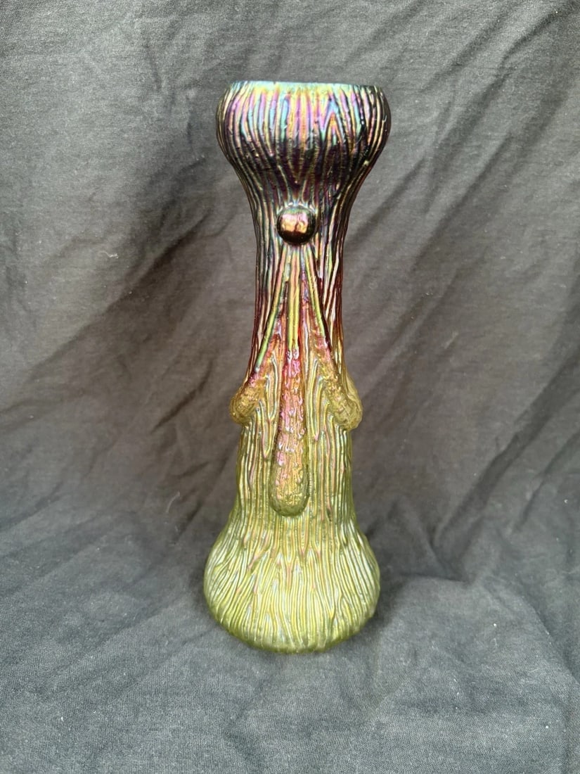 Bohemian Art Glass Vase - 2