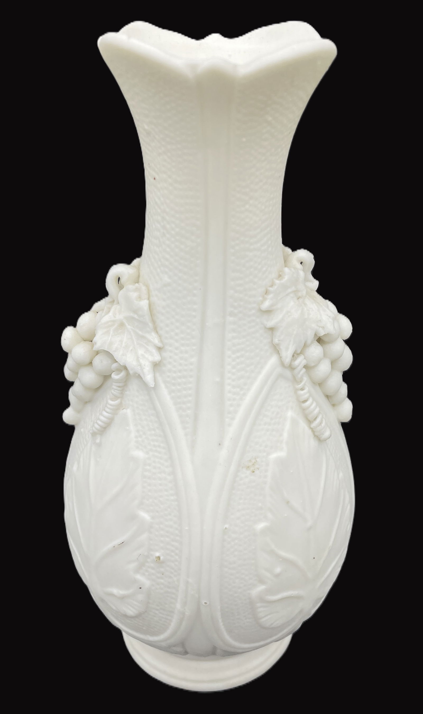 Antique Bennington Parian Vase circa 1860: Date/Period: approx 1860'sDimension: approx 7 x 3Material: Additional Information: Antique Bennington Parian Vase circa 1861 Shipping:Domestic: Flat-rate of $18.00 to anywhere within the contiguous