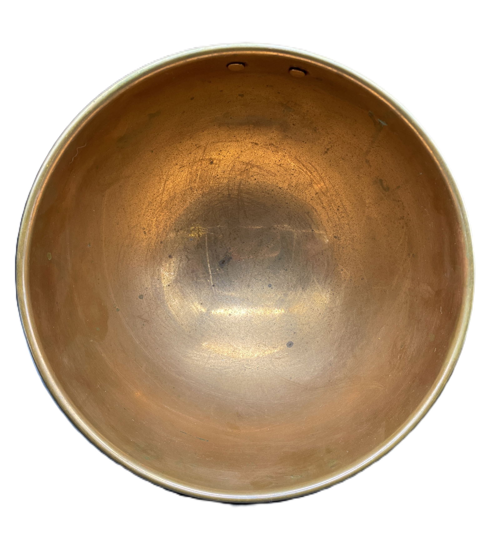 Vintage Solid Copper Candy Bowl, Mixing Bowl - 6