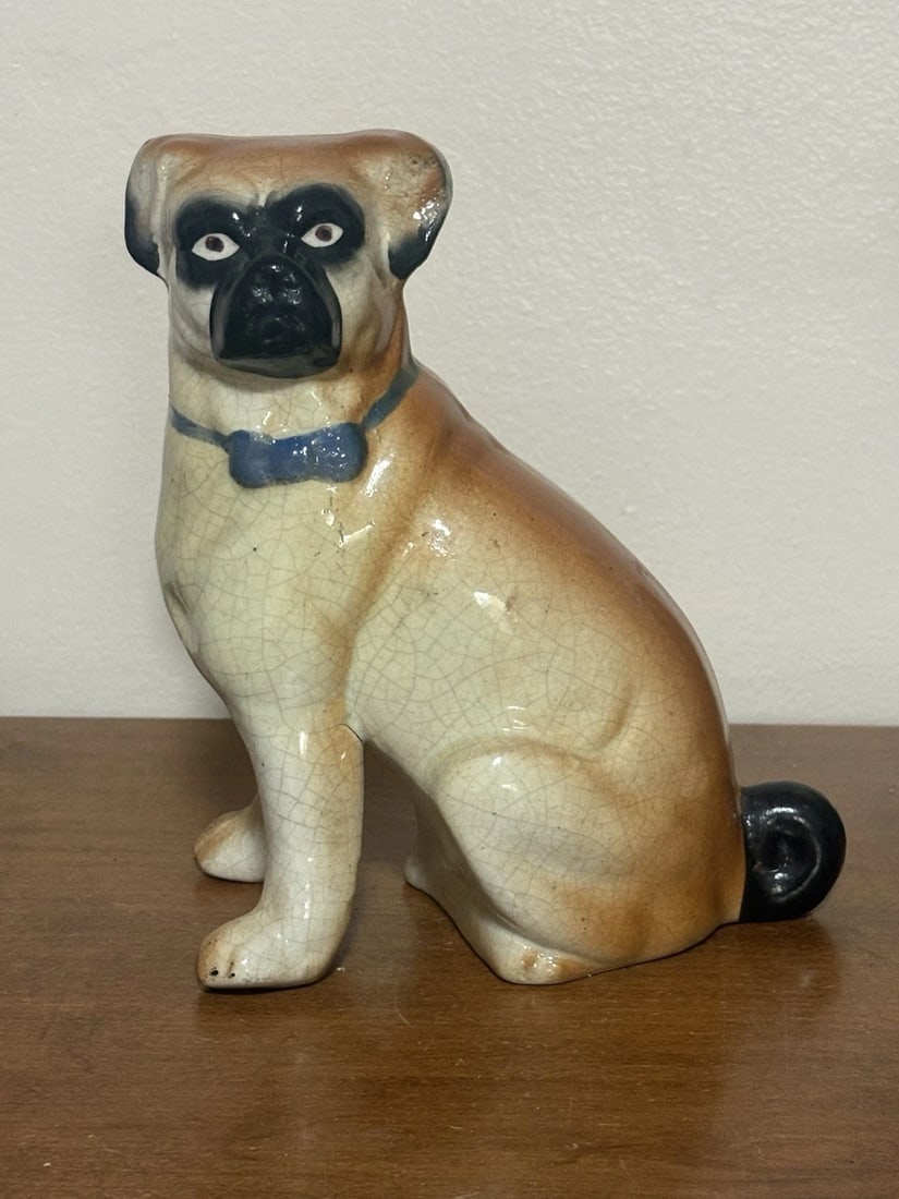Rare Pr Staffordshire Pug Dogs - 10