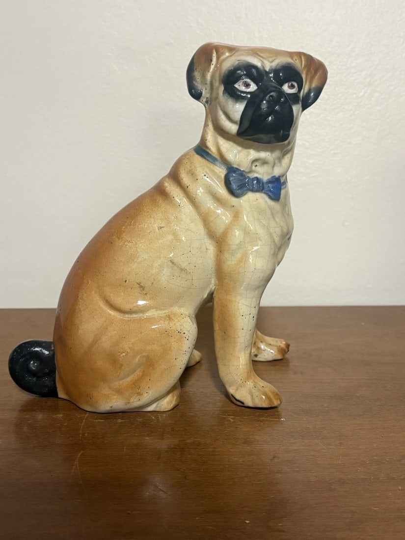 Rare Pr Staffordshire Pug Dogs - 2