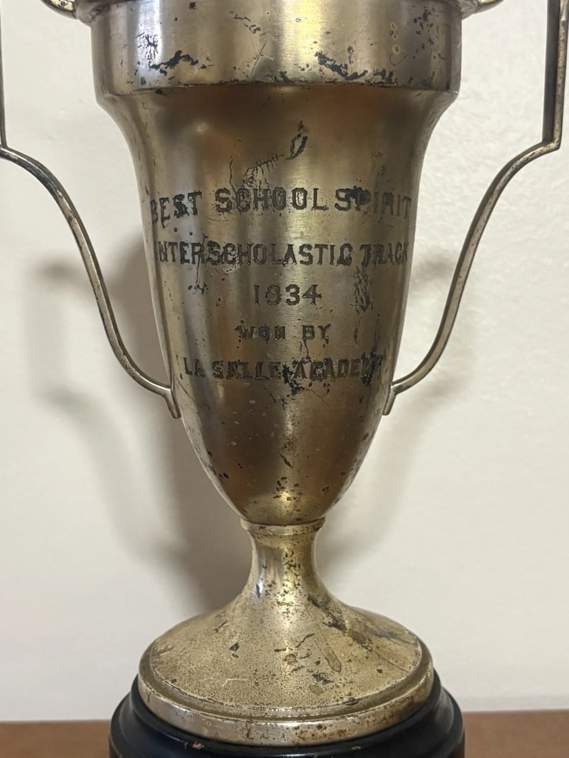 1934 La Salle Academy Loving Cup Trophy Providence RI - 2