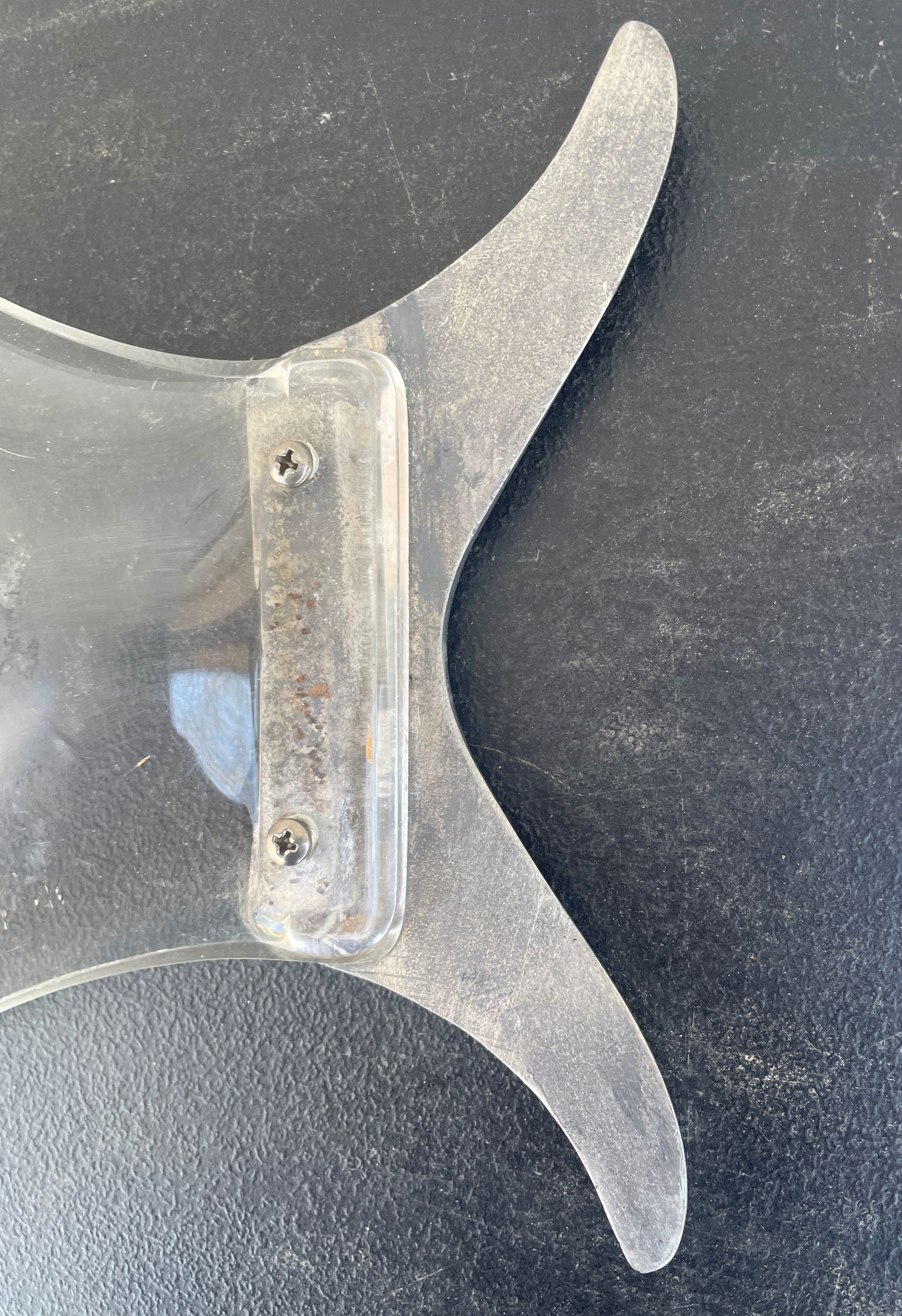 MCM Lucite & Metal Fish Platter - 7