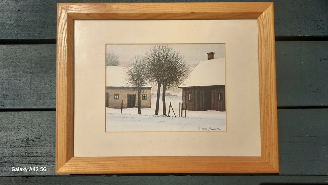 Painting Print Engraving Jacques Desperthe 8 x 10" lithograph signed: Great looking piece in excellent condition. Not sure on the age looks hand signed. Measures approximately 10 x 12". Shipping charges include insurance. Shipping:Domestic: Flat-rate of $20.00 to