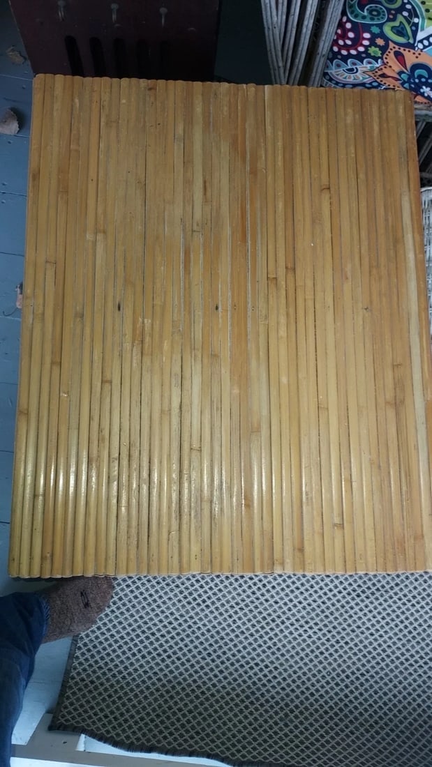 Mid Century Modern Split Reed Boco End Or Coffee Table - 3