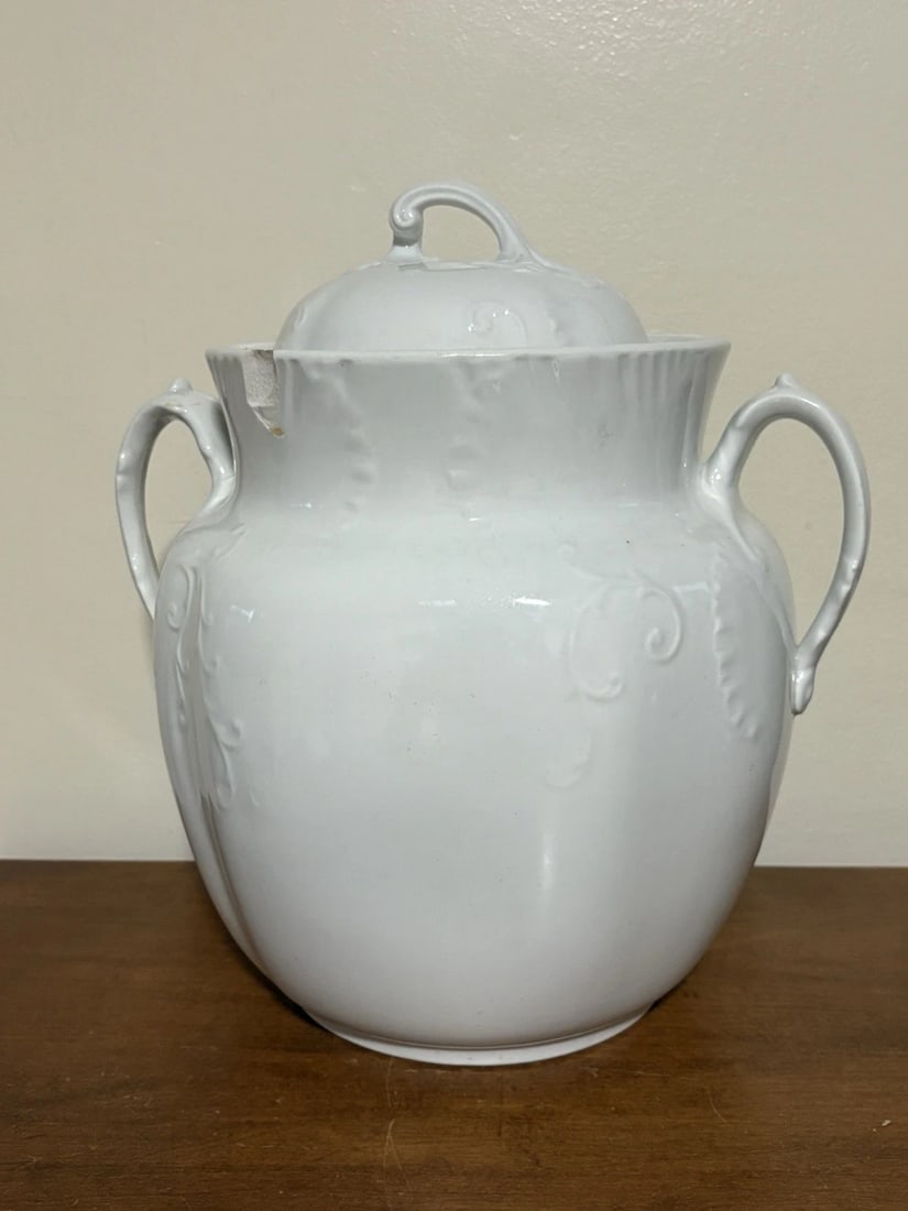 Antique Ironstone Slop Pot - 3