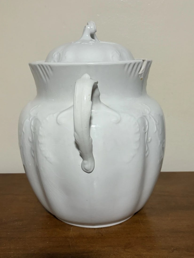 Antique Ironstone Slop Pot - 4