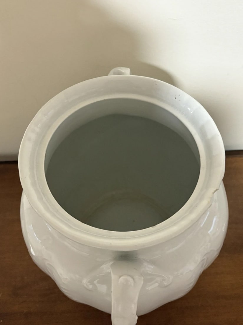 Antique Ironstone Slop Pot - 5