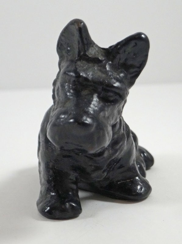 Scottie Dog Cast Iron Paperweight 1930 - 3