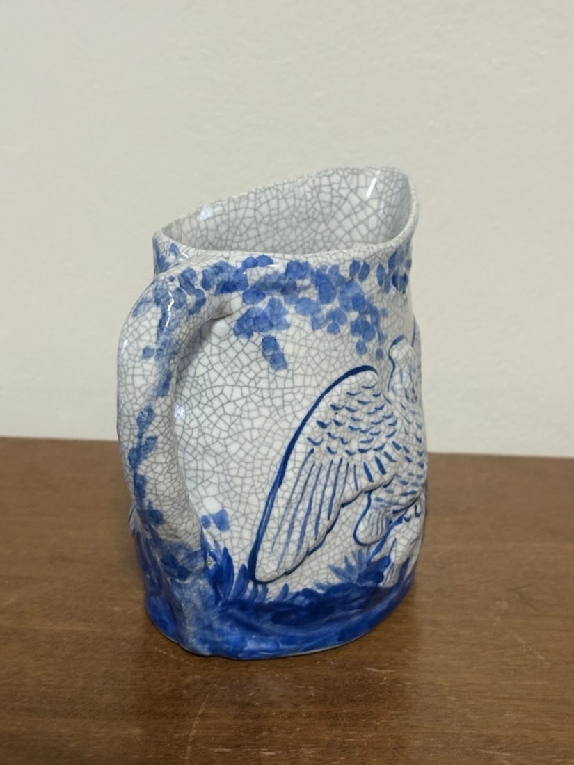 Dedham Pottery Day/night Pitcher - 3
