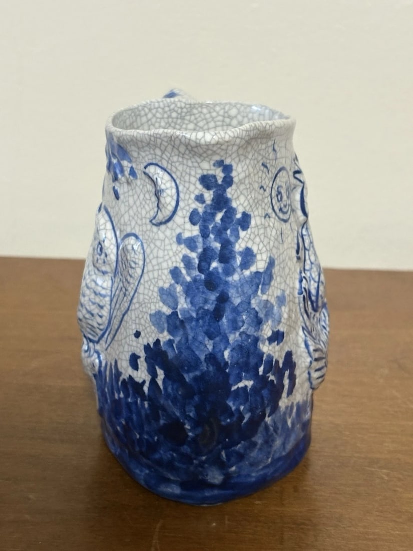 Dedham Pottery Day/night Pitcher - 4