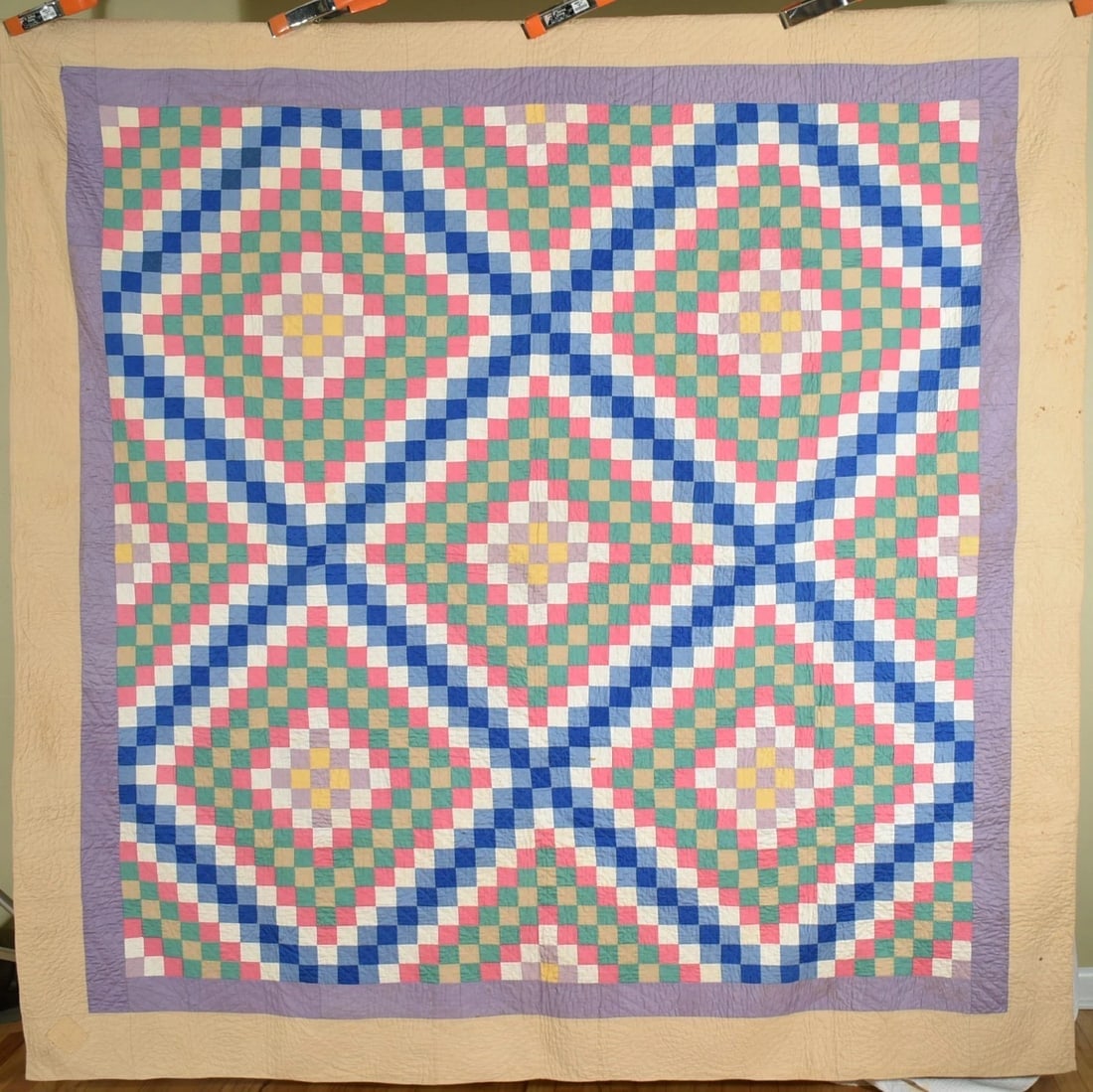 30's Amish Philadelphia Pavement Quilt - 2