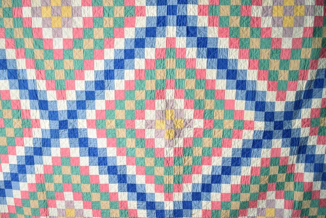 30's Amish Philadelphia Pavement Quilt - 3