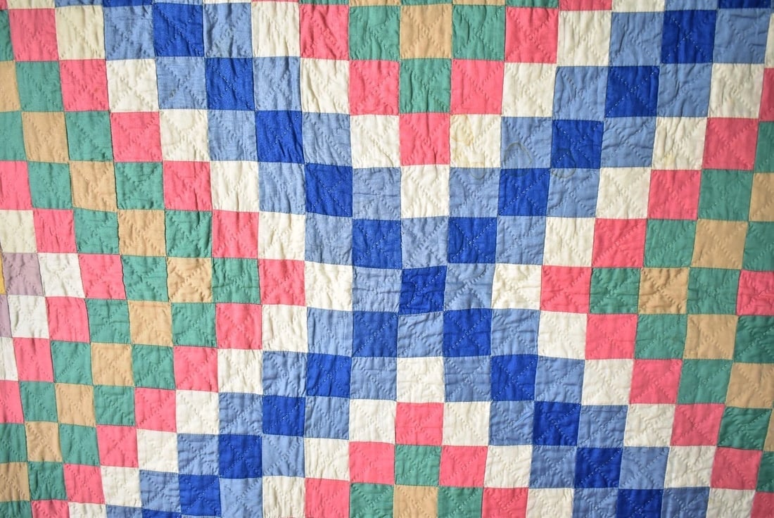 30's Amish Philadelphia Pavement Quilt - 4