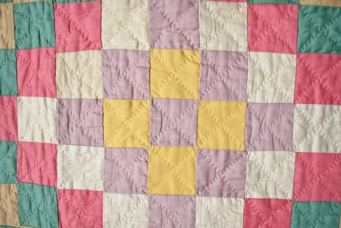 30's Amish Philadelphia Pavement Quilt - 6