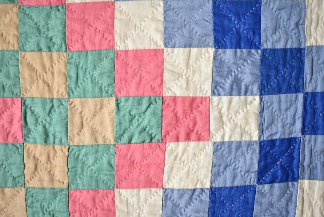30's Amish Philadelphia Pavement Quilt - 7