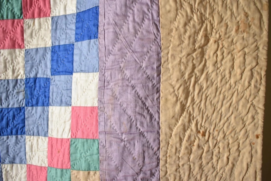 30's Amish Philadelphia Pavement Quilt - 8