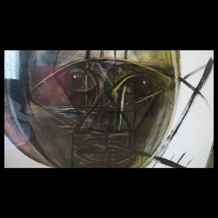 Original Painting By Monique Bavaud - Abstract Modern - 2