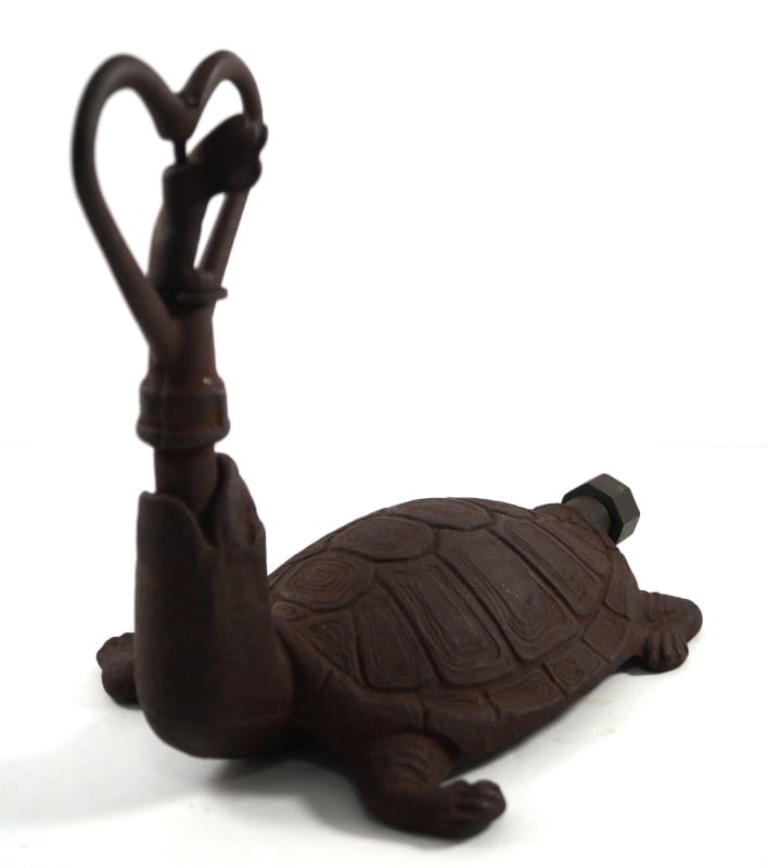 Antique Turtle Cast Iron Lawn Sprinkler - 2