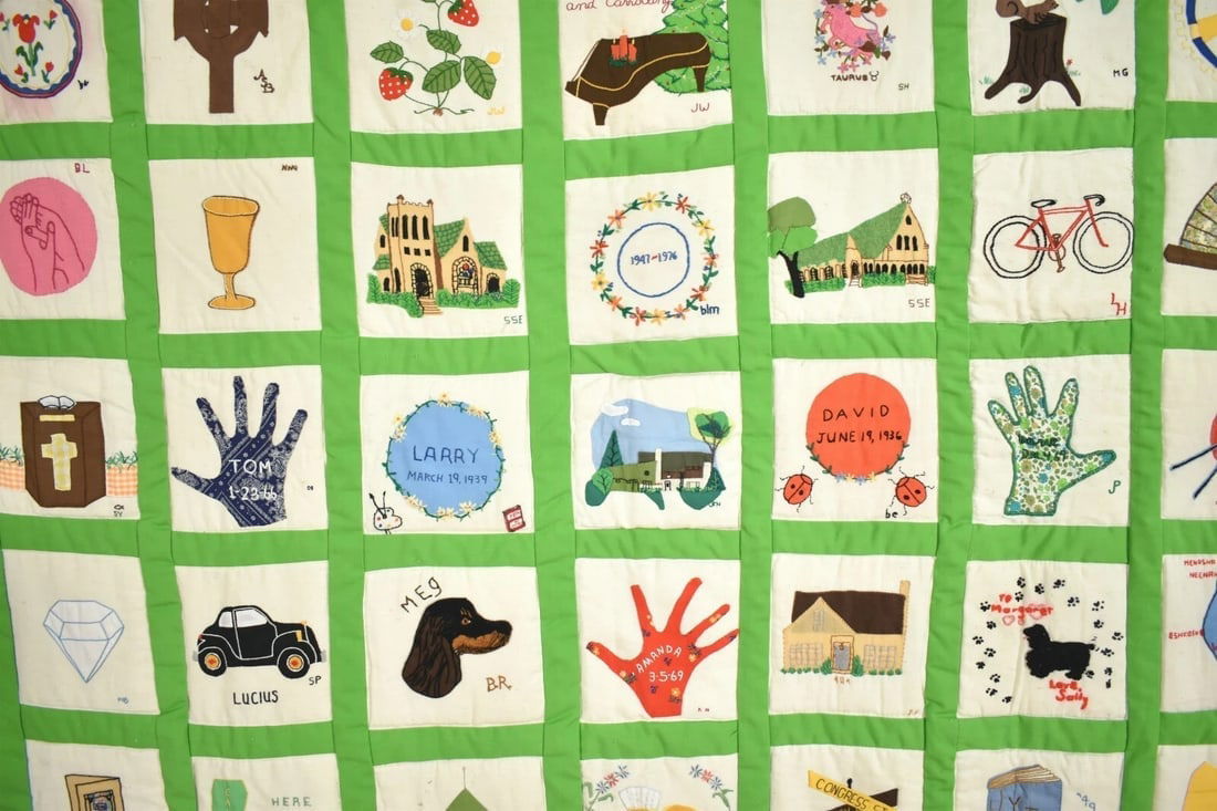Vintage Commemorative Album Quilt - 2