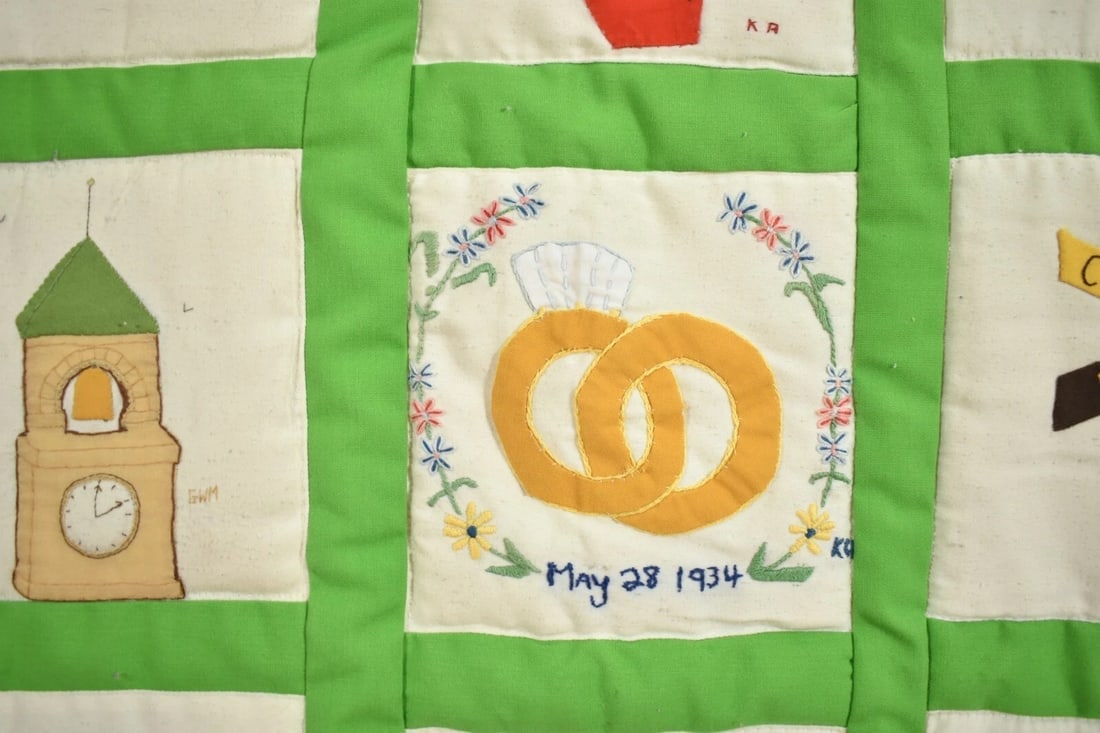 Vintage Commemorative Album Quilt - 3