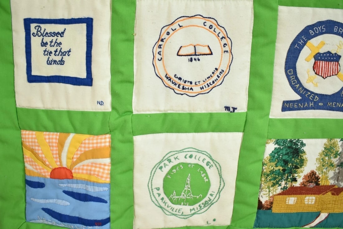 Vintage Commemorative Album Quilt - 4