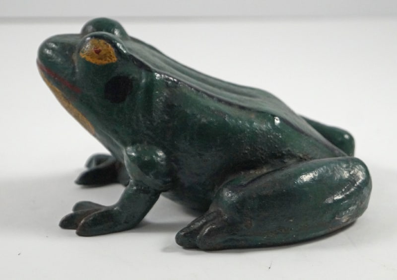 Antique Frog Cast Iron Doorstop - 2