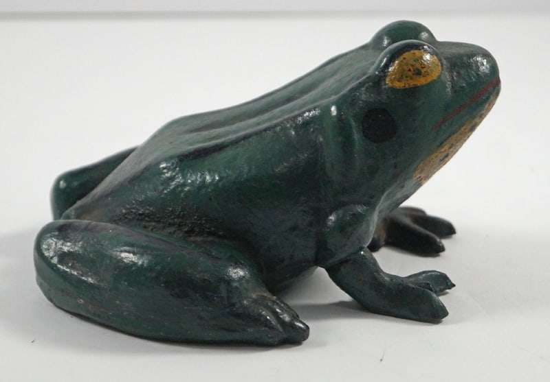Antique Frog Cast Iron Doorstop - 4