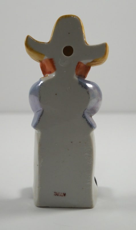 Mexican in Sombrero Porcelain Toothbrush Holder - 5