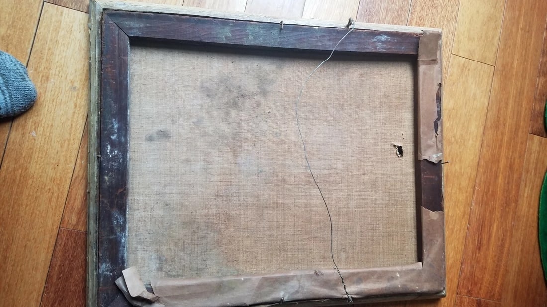 Oil painting 19th century War soldier on horse Schum - 6