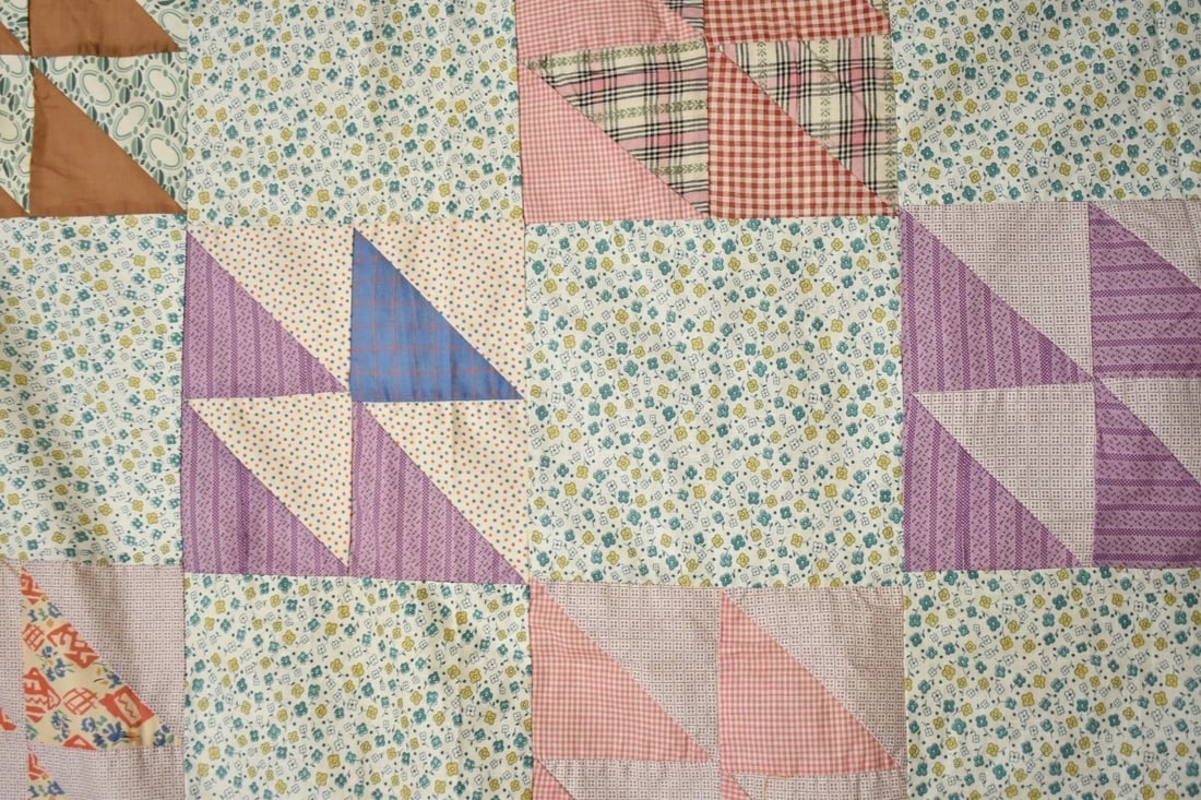 30's Birds in Flight Quilt Top - 10