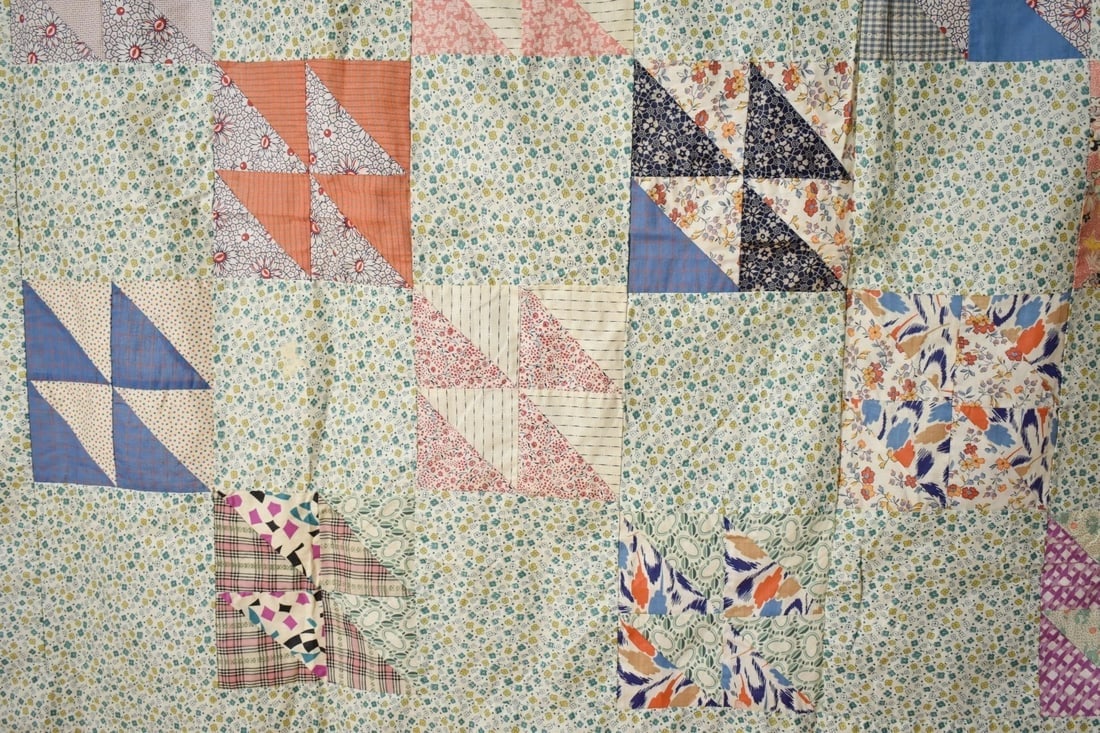30's Birds in Flight Quilt Top - 4